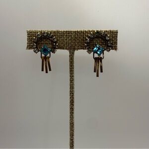 Vintage‎ Earrings P & F Deco 1/20 12K Gold Filled Art